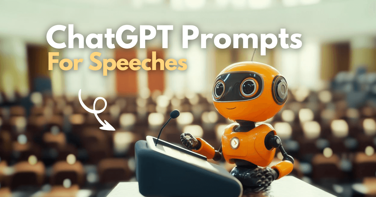 6 ChatGPT Prompts to Craft a Perfect Speech